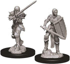 Gamers Guild AZ Dungeons & Dragons WZK73705 D&D Minis: Wave 9- Female Human Fighter Southern Hobby