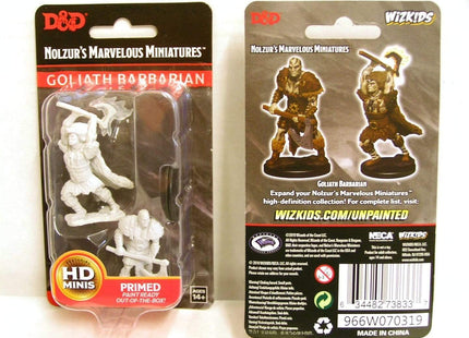 Gamers Guild AZ Dungeons & Dragons WZK73833 D&D Minis: Wave 10- Male Goliath Barbarian Southern Hobby