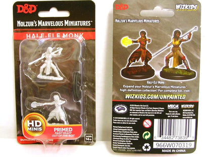 Gamers Guild AZ Dungeons & Dragons WZK73839 D&D Minis: Wave 10- Female Half-Elf Monk Southern Hobby
