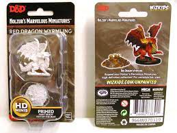Gamers Guild AZ Dungeons & Dragons WZK73851 D&D Minis: Wave 10- Red Dragon Wyrmling Southern Hobby