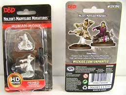 Gamers Guild AZ Dungeons & Dragons WZK90008 D&D Minis: Wave 11- Female Human Monk Southern Hobby