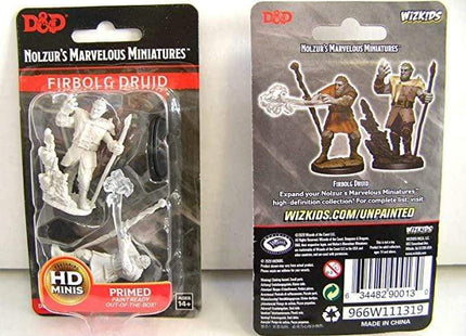 Gamers Guild AZ Dungeons & Dragons WZK90013 D&D Minis: Wave 11- Male Firbolg Druid Southern Hobby
