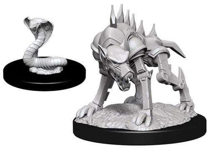 Gamers Guild AZ Dungeons & Dragons WZK90243 D&D Minis: Wave 14- Iron Cobra & Iron Defender Southern Hobby