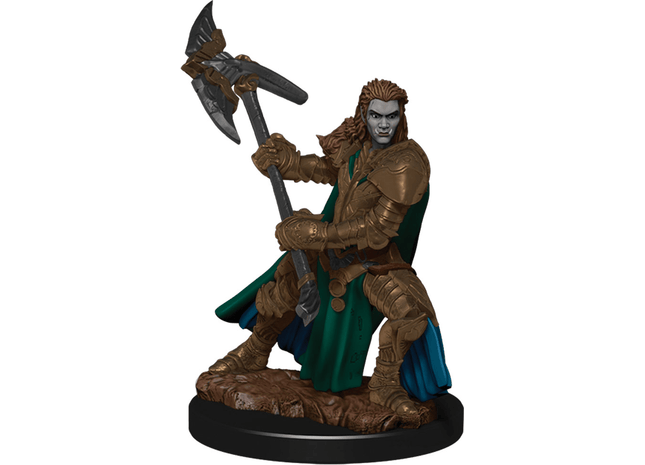 Gamers Guild AZ Dungeons & Dragons WZK93026 D&D Icons of the Realms: Premium Set 4- Half-Orc Fighter Female Southern Hobby