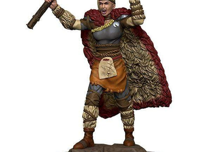 Gamers Guild AZ Dungeons & Dragons WZK93052 D&D Icons of the Realms: Premium Set 7- Female Human Barbarian Southern Hobby