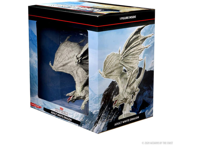 Gamers Guild AZ Dungeons & Dragons WZK96020 D&D Icons of the Realms: Adult White Dragon Premium Figure Southern Hobby