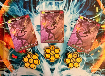 Gamers Guild AZ Durin's Forge Durin's Forge: Neuroscape TCG - Nanobot Drone Token Tacker Set Durin's Forge