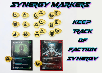 Gamers Guild AZ Durin's Forge Durin's Forge: Neuroscape TCG - Token Set (Punk Red) Durin's Forge