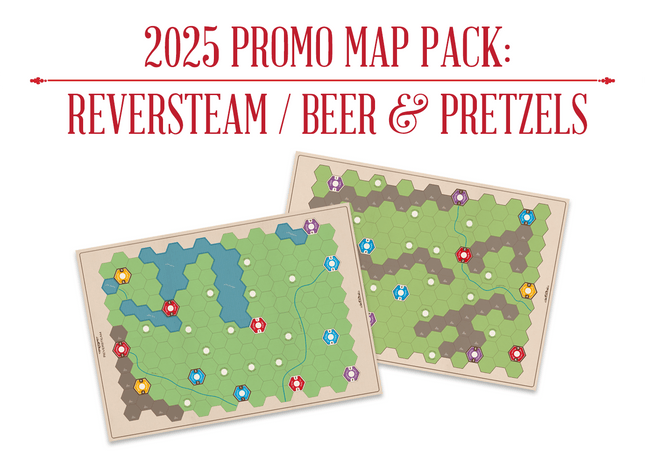Gamers Guild AZ Eagle-Gryphon Games Age of Steam Deluxe: Promo Map Reversteam / Beer & Pretzels (Pre-Order) Eagle Gryphon