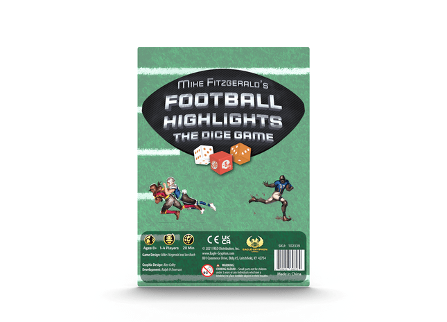 Gamers Guild AZ Eagle-Gryphon Games Football Highlights: The Dice Game Eagle Gryphon