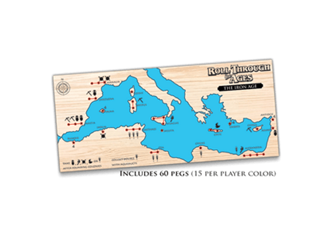 Gamers Guild AZ Eagle-Gryphon Games Roll Through The Ages: The Iron Age Eagle Gryphon