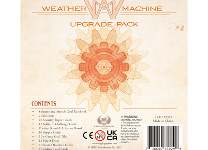 Gamers Guild AZ Eagle-Gryphon Games Weather Machine: Upgrade Pack Eagle Gryphon