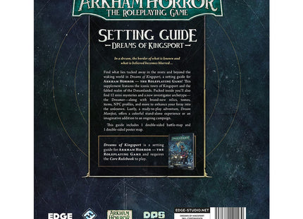 Gamers Guild AZ Edge Arkham Horror RPG - Dreams Of Kingsport (Pre-Order) Asmodee