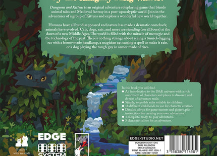 Gamers Guild AZ Edge Dungeons & Kittens RPG: Core Rulebook (Pre-Order) Asmodee