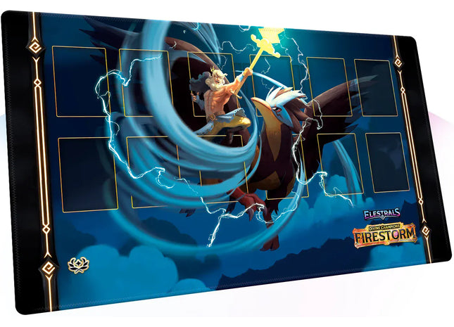 Gamers Guild AZ Elestrals Elestrals - Firestorm Voltempest Champion of Zeus Playmat Discontinue