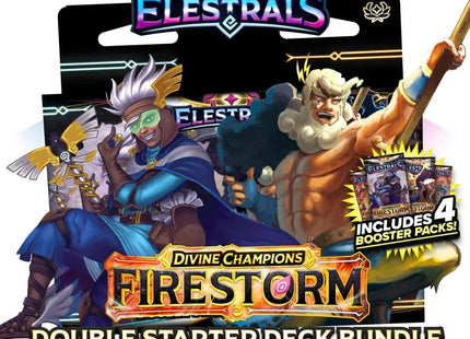 Gamers Guild AZ Elestrals TCG: Divine Champions - Firestorm Hermes vs. Zeus Double Starter Deck Bundle Discontinue