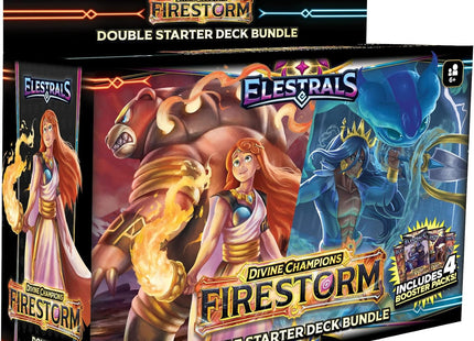 Gamers Guild AZ Elestrals TCG: Divine Champions - Firestorm Hestia vs. Poseidon Double Starter Deck Bundle Discontinue