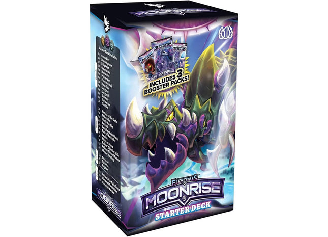Gamers Guild AZ Elestrals TCG: Moonrise Fulgoryx Starter Deck with 3 Booster Packs Discontinue