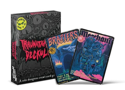 Gamers Guild AZ Eligos Games Traumatarium: Deckulus - A Solo Dungeon Crawler Card Game Kickstarter