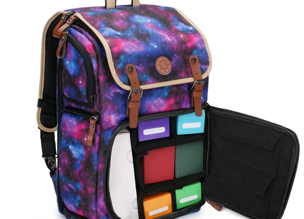 Gamers Guild AZ Enhance Gaming Enhance: Designer Edition Trading Card Storage Backpack - Galaxy ACD Distribution