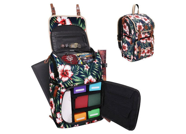 Gamers Guild AZ Enhance Gaming Enhance: Designer Edition Trading Card Storage Backpack - Tropical ACD Distribution