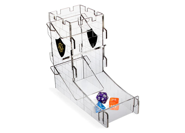 Gamers Guild AZ Enhance Gaming RPG Castle Dice Tower Tray (Pre-Order) AGD