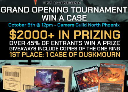 Gamers Guild AZ Event Tickets Gamers Guild Presents - MTG Modern Win-a-Case Grand Opening Tournament - 10/06/24 @ NPHX - 12:00 PM Gamers Guild AZ