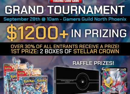 Gamers Guild AZ Event Tickets Gamers Guild Presents - Pokémon Grand Tournament - 09/28/24 @ NPHX - 10:00am Gamers Guild AZ