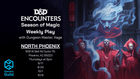 Gamers Guild AZ Event Tickets Kage's RPG Room - D&D Encounters Season of Magic Weekly Play - Thursdays 6PM Gamers Guild AZ
