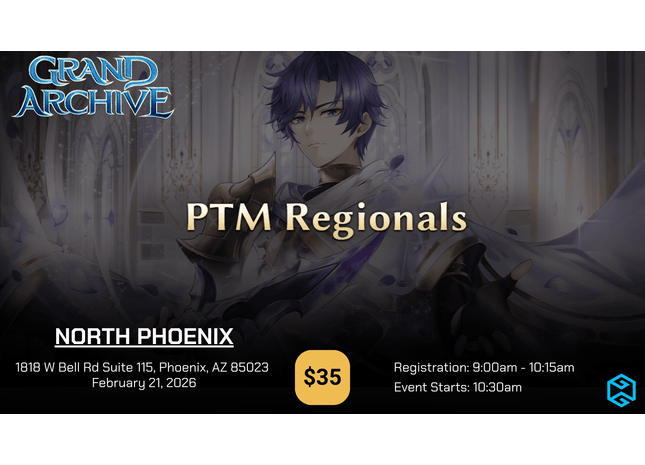 Gamers Guild AZ Event Tickets NPHX - 2/21 @ 10:30am - Grand Archive PTM Regionals Gamers Guild AZ