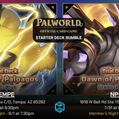Gamers Guild AZ Event Tickets NPHX - 7/31 @ 6:30pm - Palworld Card Game Starter Deck Rumble Gamers Guild AZ