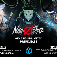 Gamers Guild AZ Event Tickets NPHX - 8/22 @ 4:30PM - Neuroscape TCG Genesis Unlimited Prerelease Gamers Guild AZ