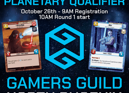 Gamers Guild AZ Event Tickets Star Wars Unlimited - Planetary Qualifier - 10/26 @ 9am Gamers Guild AZ