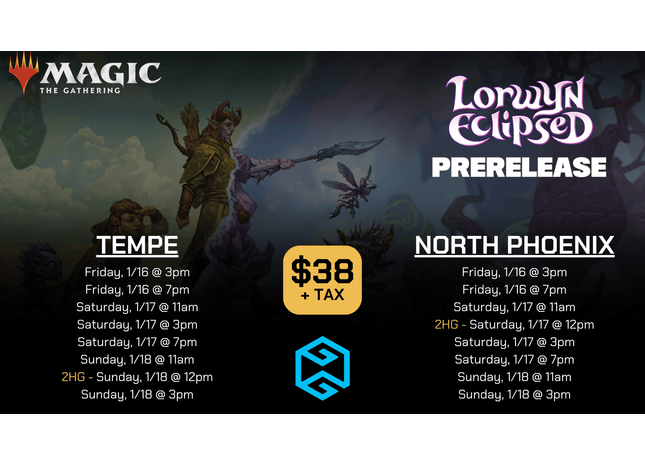 Gamers Guild AZ Event Tickets Tempe - 1/16 @ 3pm - MTG Lorwyn Eclipsed Prerelease Gamers Guild AZ