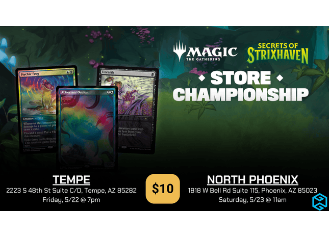 Gamers Guild AZ Event Tickets Tempe - 5/22 @ 7pm - MTG Strixhaven Store Championship Gamers Guild AZ