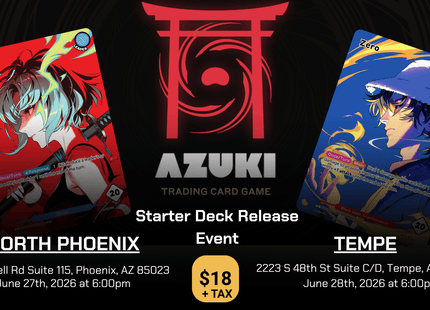 Gamers Guild AZ Event Tickets Tempe - 6/28 @ 6PM - Azuki TCG Starter Deck Release Event Gamers Guild AZ