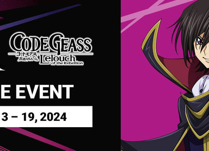 Gamers Guild AZ Event Tickets Union Arena Code Geass Release Event - Tempe - 12/15 @ 11am Gamers Guild AZ