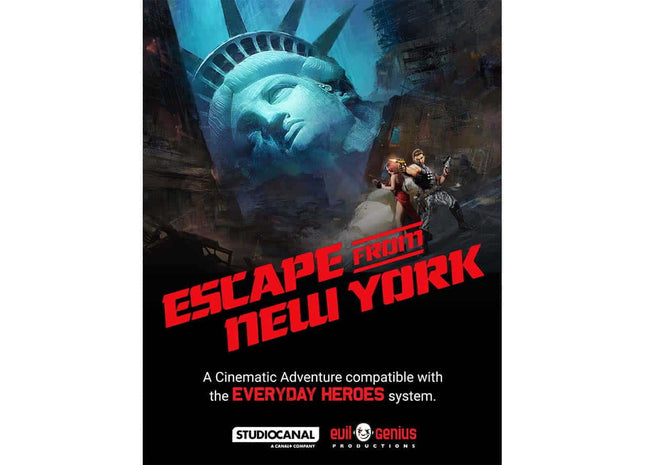 Gamers Guild AZ Evil Genius Games Everyday Heroes RPG: Cinematic Adventure - Escape From New York GTS