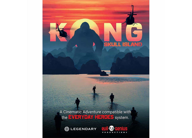 Gamers Guild AZ Evil Genius Games Everyday Heroes RPG: Cinematic Adventure - Kong Skull Island (Pre-Order) GTS