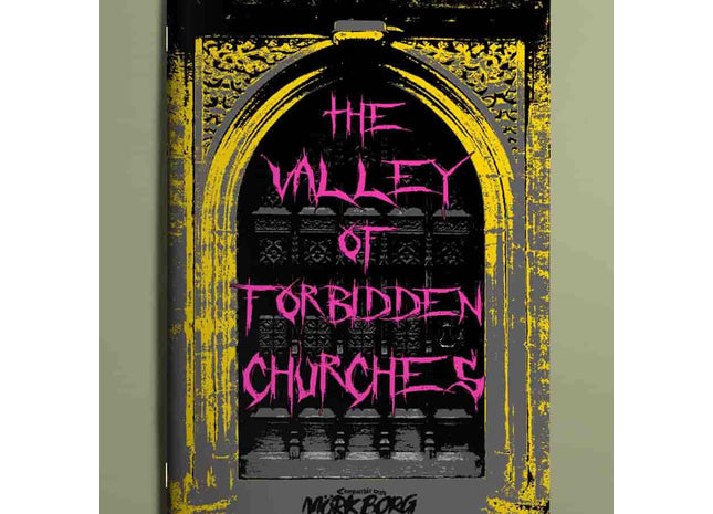 Gamers Guild AZ Exalted Funeral Games Mork Borg: Adventure - The Valley of Forbidden Churches (Pre-Order) GTS