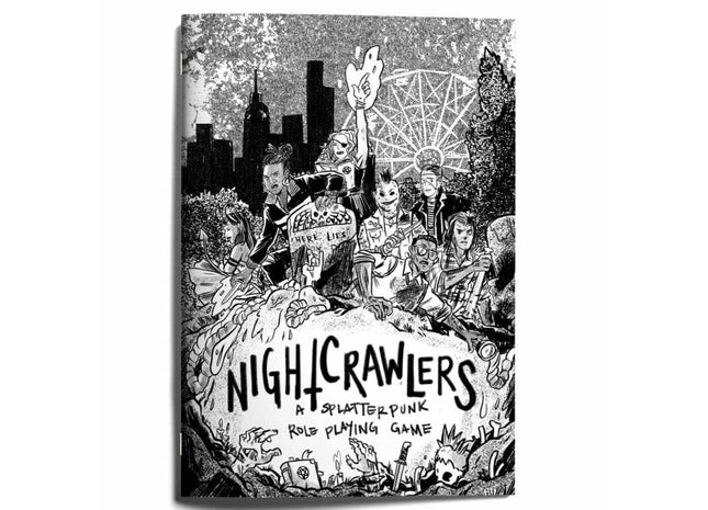 Gamers Guild AZ Exalted Funeral Games Nightcrawlers RPG: A Splatterpunk Roleplaying Game (Pre-Order) AGD
