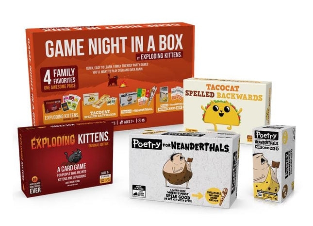 Gamers Guild AZ Exploding Kittens Exploding Kittens: Game Night Bundle GTS