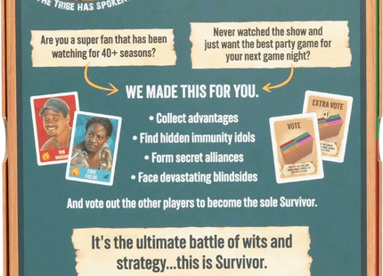 Gamers Guild AZ Exploding Kittens Survivor: The Tribe Has Spoken (Pre-Order) GTS