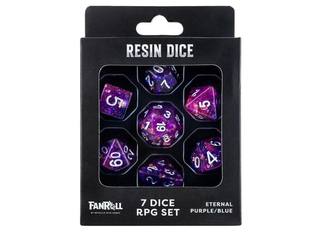 Gamers Guild AZ Fanroll 7-Set: Resin - Eternal Purple & Blue (Pre-Order) ACD Distribution