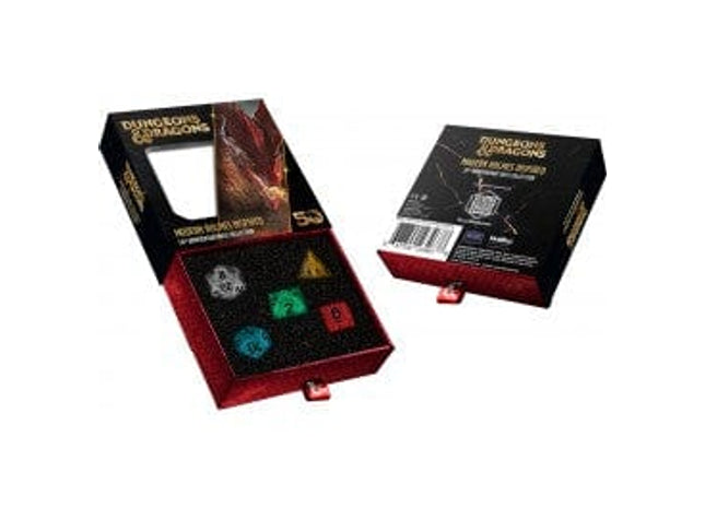Gamers Guild AZ Fanroll FanRoll: D&D 50th Anniversary - Holmes Modern Inspired Polyhedral Dice Set (Pre-Order) Southern Hobby