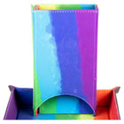 Gamers Guild AZ Fanroll Fanroll: Fold Up Velvet Watercolor Rainbow Dice Tower ACD Distribution