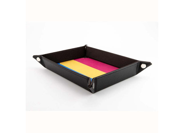 Gamers Guild AZ Fanroll FanRoll: Pride Fold Up Velvet Dice Tray - Pansexual (Pre-Order) GTS
