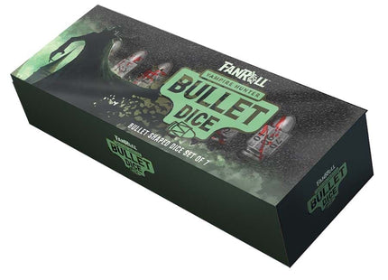 Gamers Guild AZ Fanroll Fanroll: Resin Bullet Dice - Vampire Hunter 7-Dice Set (Pre-Order) ACD Distribution