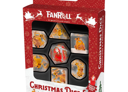 Gamers Guild AZ Fanroll Fanroll: Resin Christmas 7-Dice Set (Pre-Order) ACD Distribution