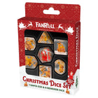 Gamers Guild AZ Fanroll Fanroll: Resin Christmas 7-Dice Set (Pre-Order) ACD Distribution